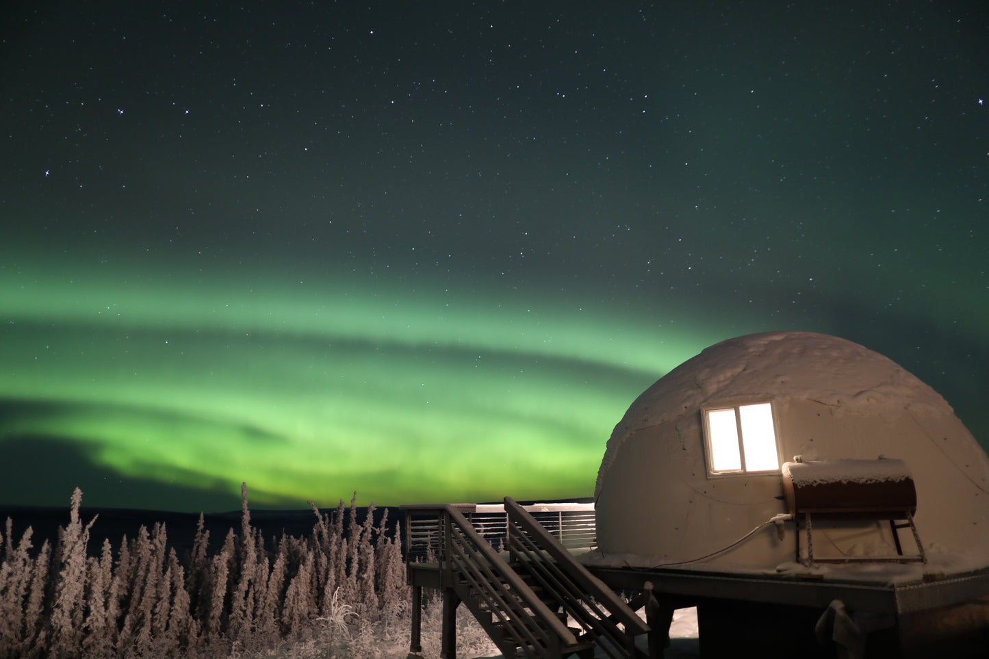 5-Day Fairbanks Roundtrip Aurora Tracking Tour Planet Lodge