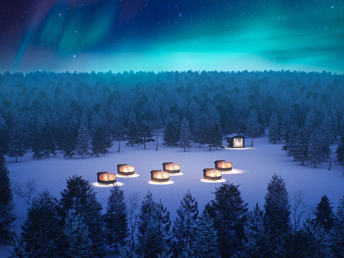5-Day Fairbanks Roundtrip Aurora Tracking Tour Planet Lodge