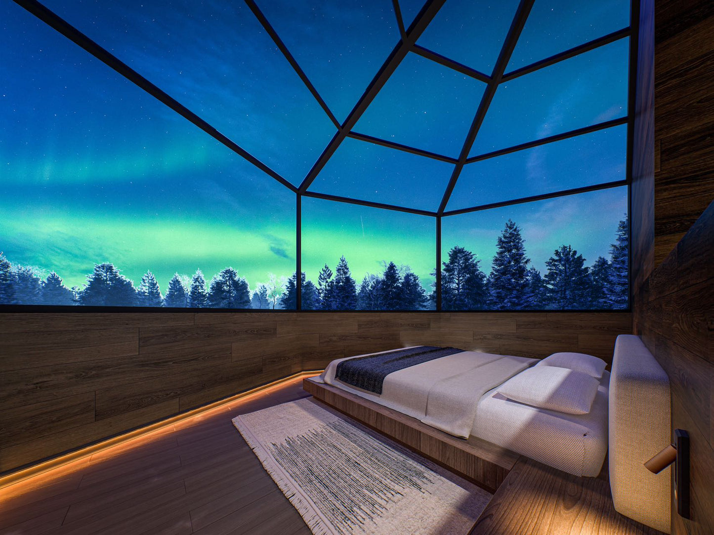 5-Day Fairbanks Roundtrip Aurora Tracking Tour Planet Lodge